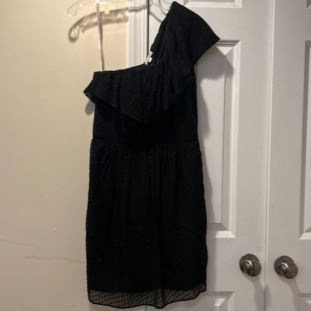 Black Shoshanna One Shoulder Dress Size 4